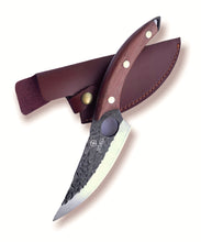 Load image into Gallery viewer, Base Camp Knife from Hammered Steel
