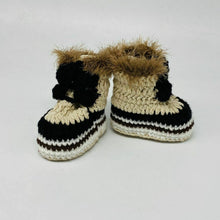 Load image into Gallery viewer, Baby Hand Knit Booties Baby Sorel Joan of Arctic- Tan-Brown
